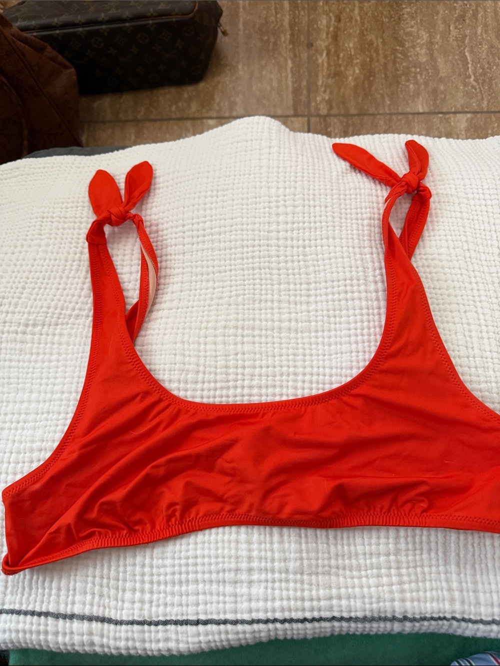 J. Crew Tie-Shoulder Bikini Top